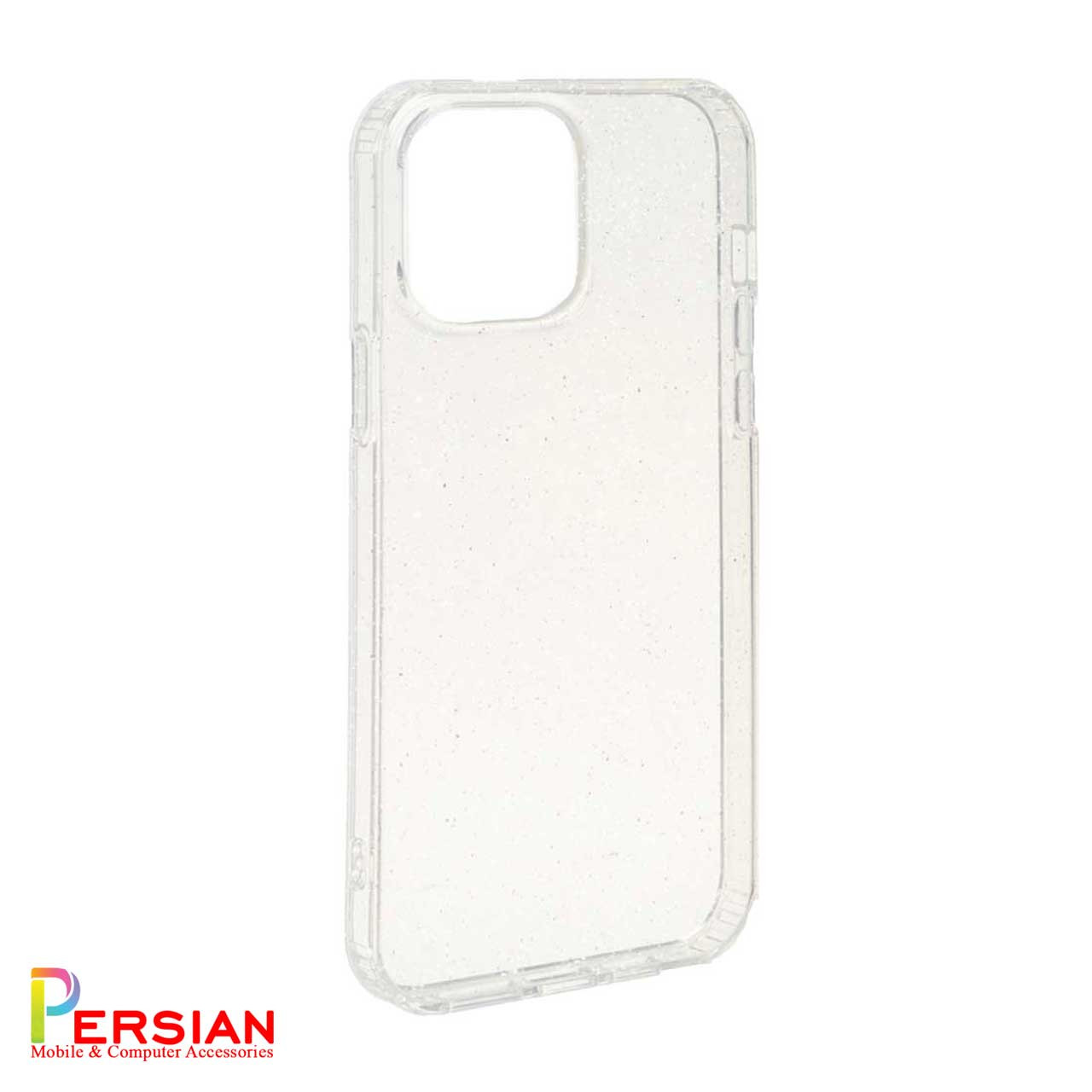 قاب شفاف شاین اکلیلی آیفون 15 برند مجیک ماسک MagicMask Sparkle iPhone 15