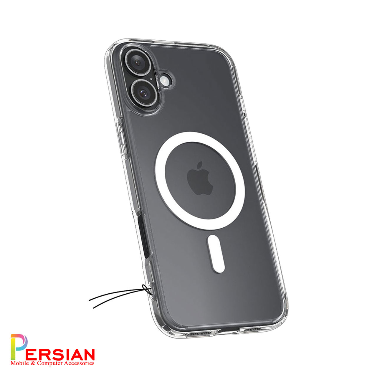 قاب گوشی آیفون ۱6 تمام شفاف با مگ سیف برند اسپیگن Spigen Ultra Hybrid (MagFit)Case iPhone 16