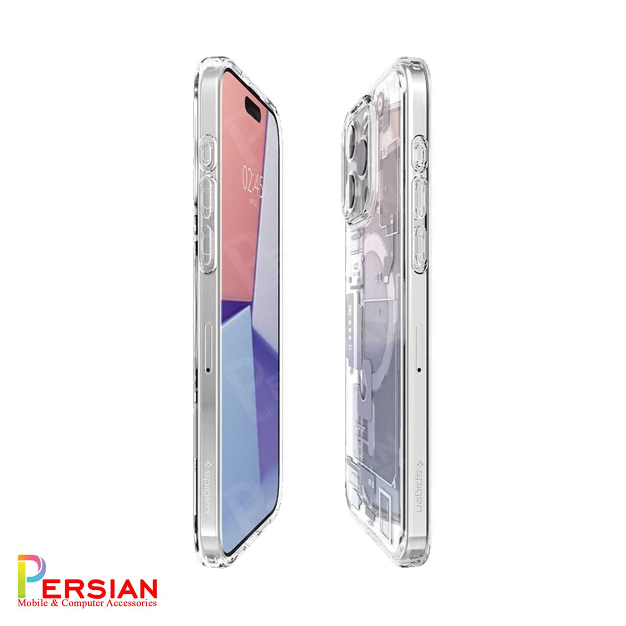 قاب آیفون 15 پرو مکس اسپیگن Spigen Ultra Hybrid Zero One (MagFit) for iPhone 15 Pro Max