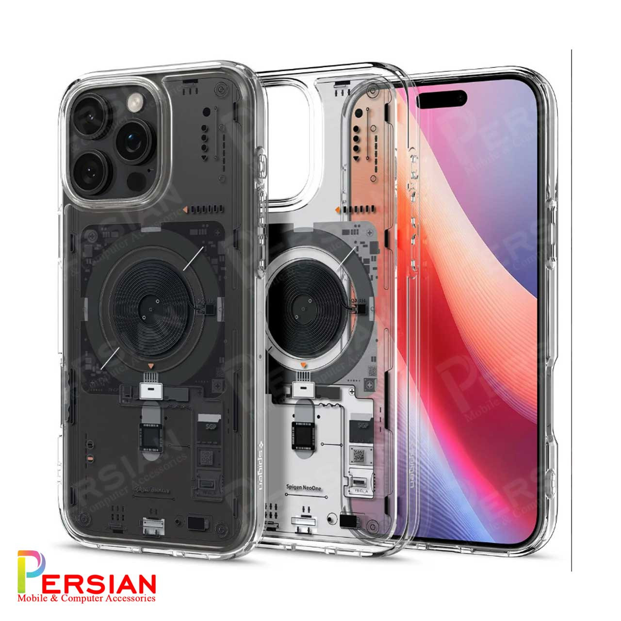 قاب آیفون ۱۶ پرو مکس اسپیگن Spigen Ultra Hybrid Neo One (MagFit) iPhone 16 Pro Max