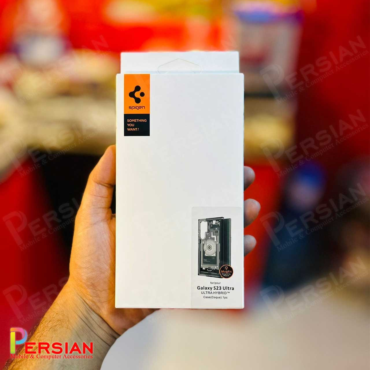 قاب سامسونگ اس 23 الترا برند اسپیگن Spigen Ultra Hybrid Mag Zero One Case Samsung S23 Ultra