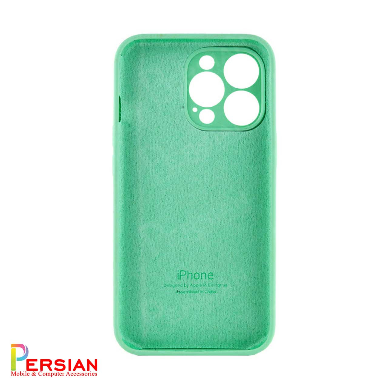 قاب سیلیکونی آیفون 15 پرو پاک کنی اورجینال Apple iPhone 15 Pro محافظ لنزدار