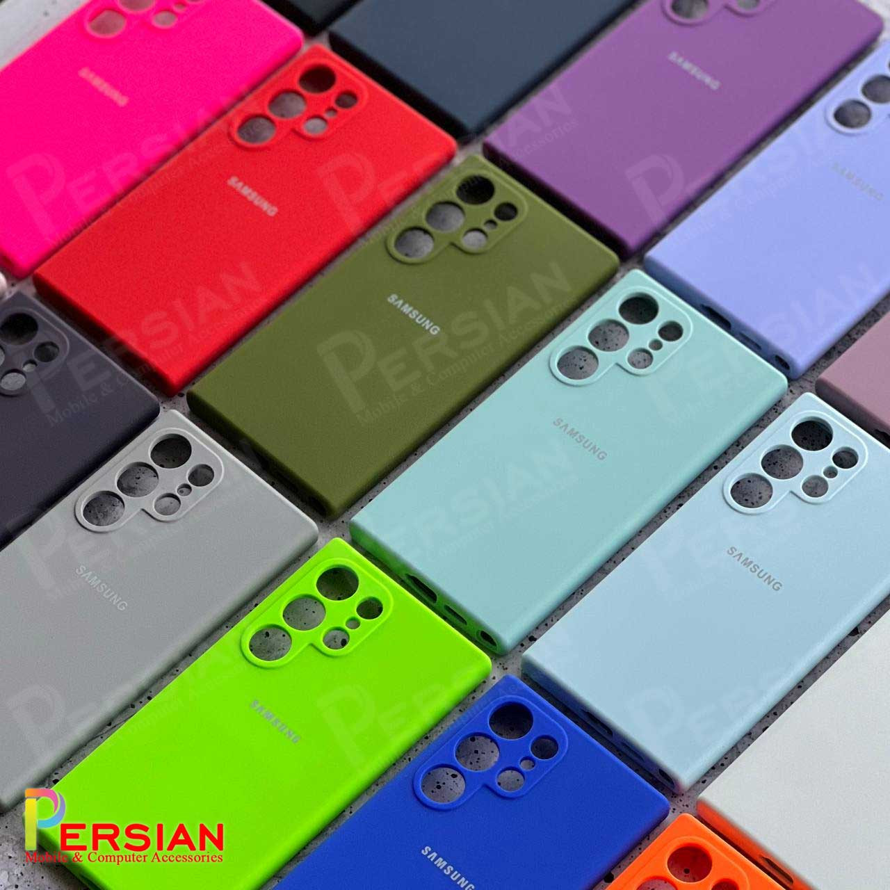 قاب سیلیکونی سامسونگ A55 پاک کنی اصلی با محافظ دوربین Silicone Cover Samsung A55