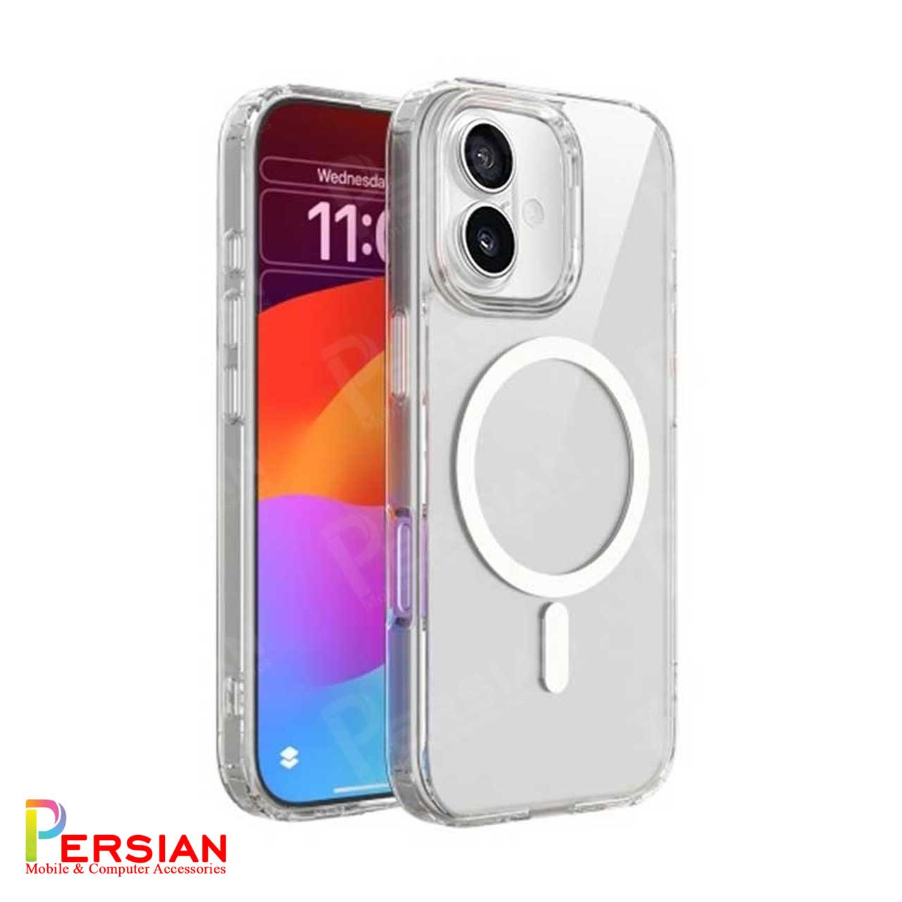 قاب شفاف مگ سیف کی دوو Apple iPhone 16 Pro Max مدل KDOO (KZDOO) Magsafe Iceguard