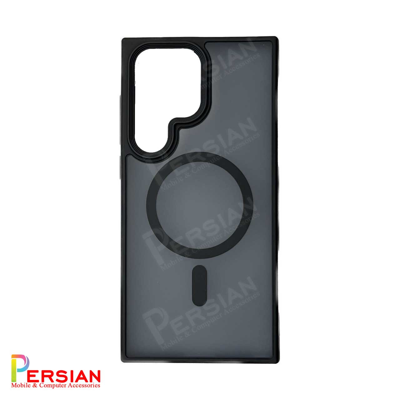 قاب گوشی سامسونگ اس 24 اولترا مجیک ماسک پشت مات با مگ سیف Samsung S24 Ultra