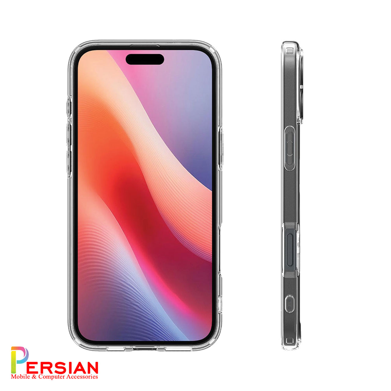 قاب گوشی آیفون ۱6 تمام شفاف با مگ سیف برند اسپیگن Spigen Ultra Hybrid (MagFit)Case iPhone 16