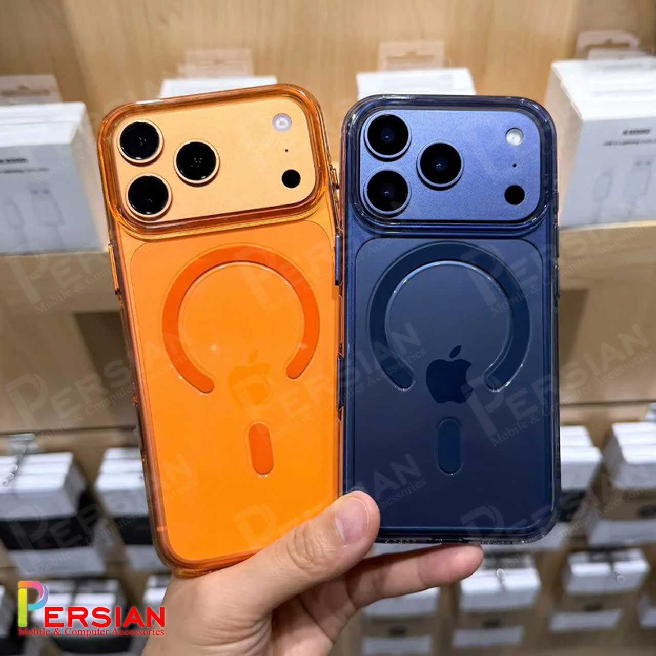 قاب شفاف مگ سیف کی دوو Apple iPhone 17 Pro Max مدل KDOO (KZDOO) Magsafe Iceguard