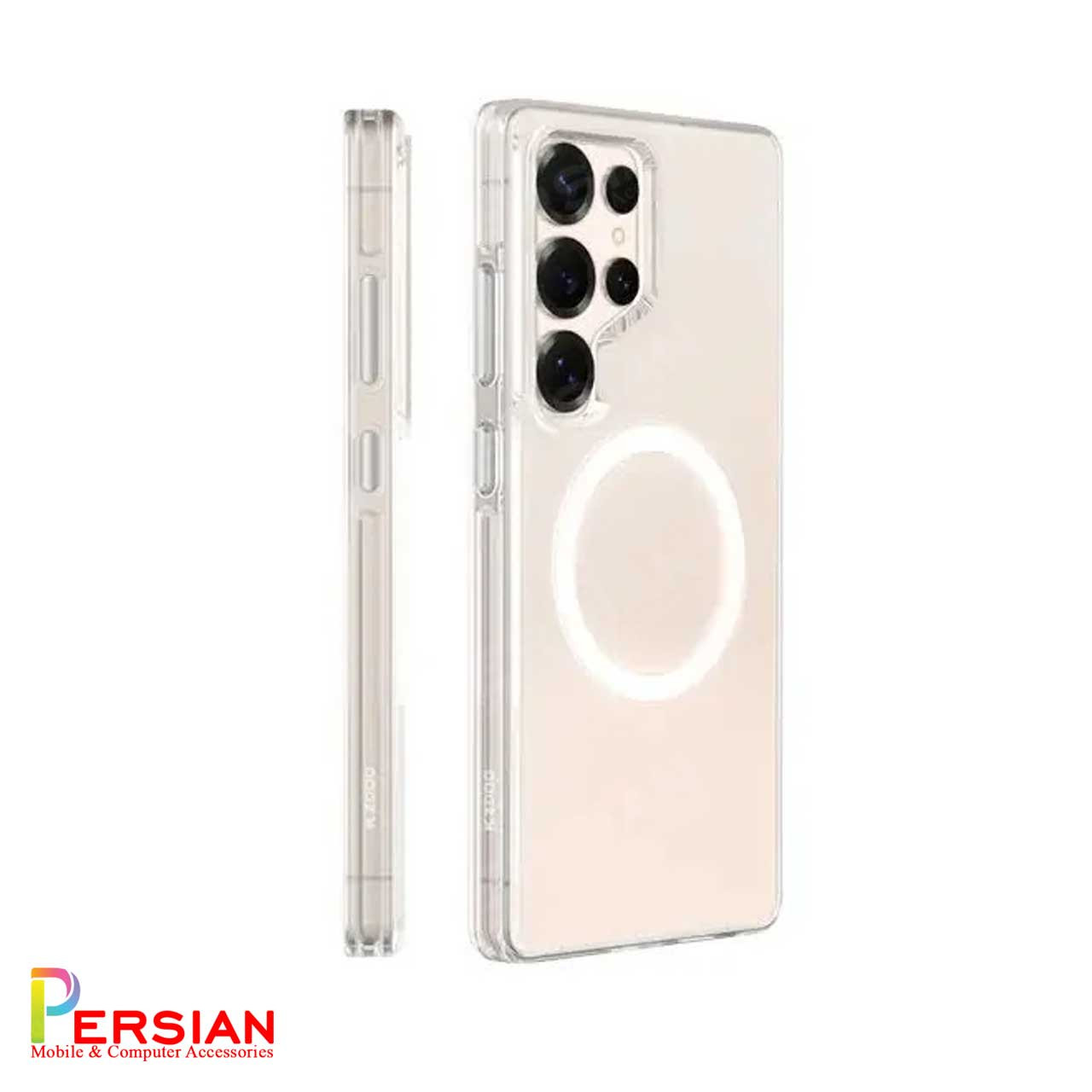قاب شفاف مگ سیف کی دوو سامسونگ S25 الترا مدل KDOO (KZDOO) Magsafe Iceguard S25 Ultra