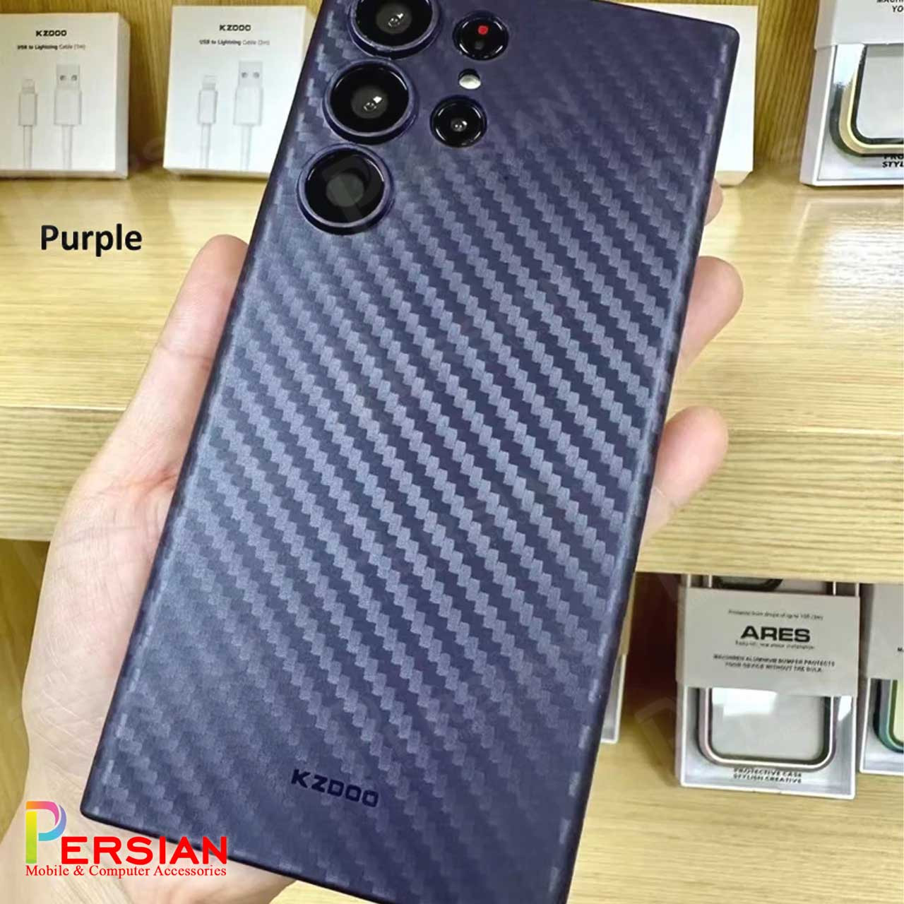 قاب سامسونگ اس 24 اولترا برند KZDOO مدل Air Carbon برای گوشی موبایل Galaxy S24 Ultra