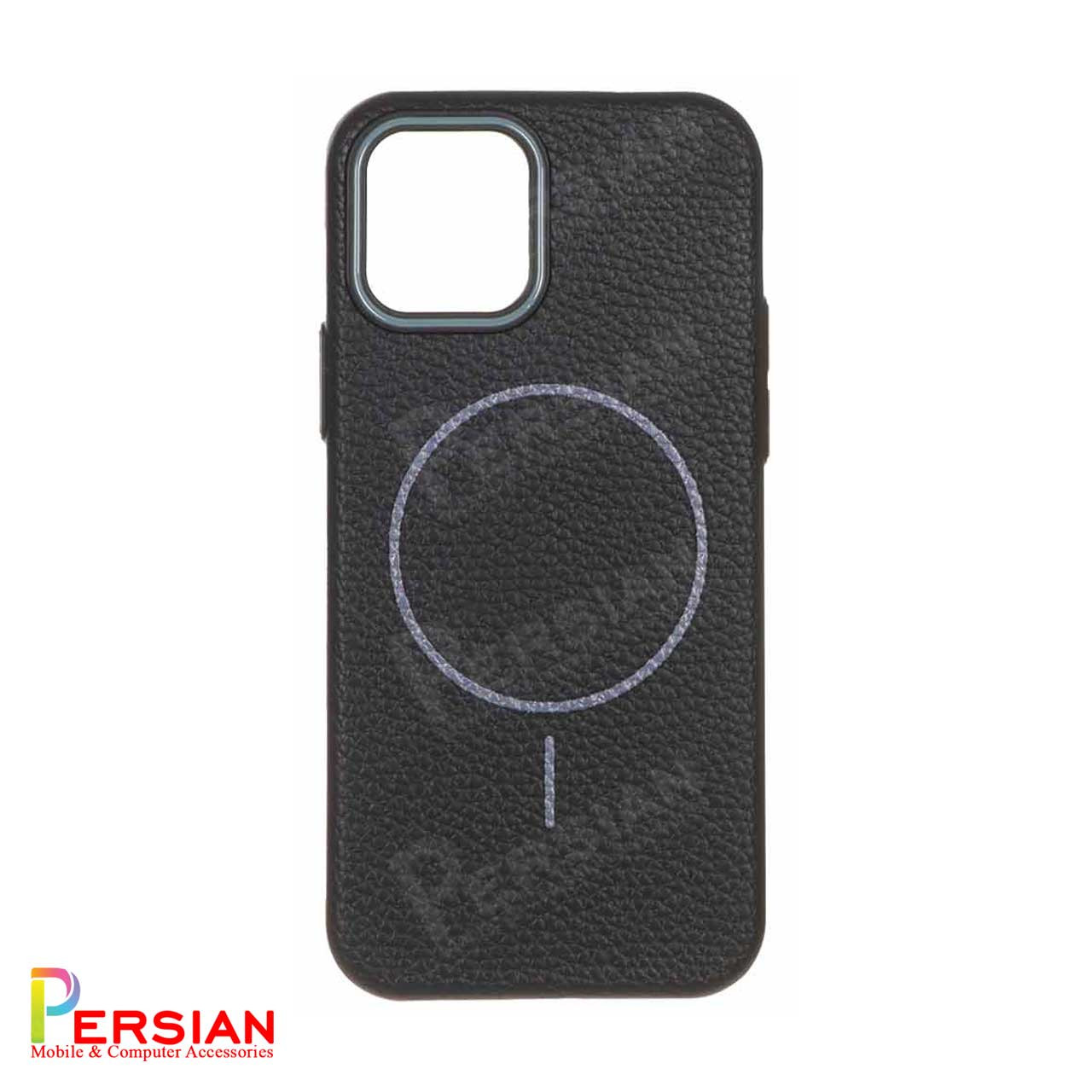 قاب گوشی آیفون 12 , 12 پرو چرمی نرم برند مجیک ماسک با مگ سیف Leather Soft iPhone 12 / 12 Pro