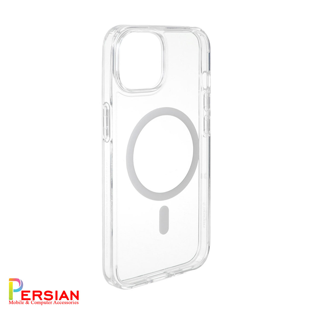 قاب گوشی آیفون ۱۳ با مگ سیف برند اسپیگن Spigen Ultra Hybrid Mag Case iPhone 13