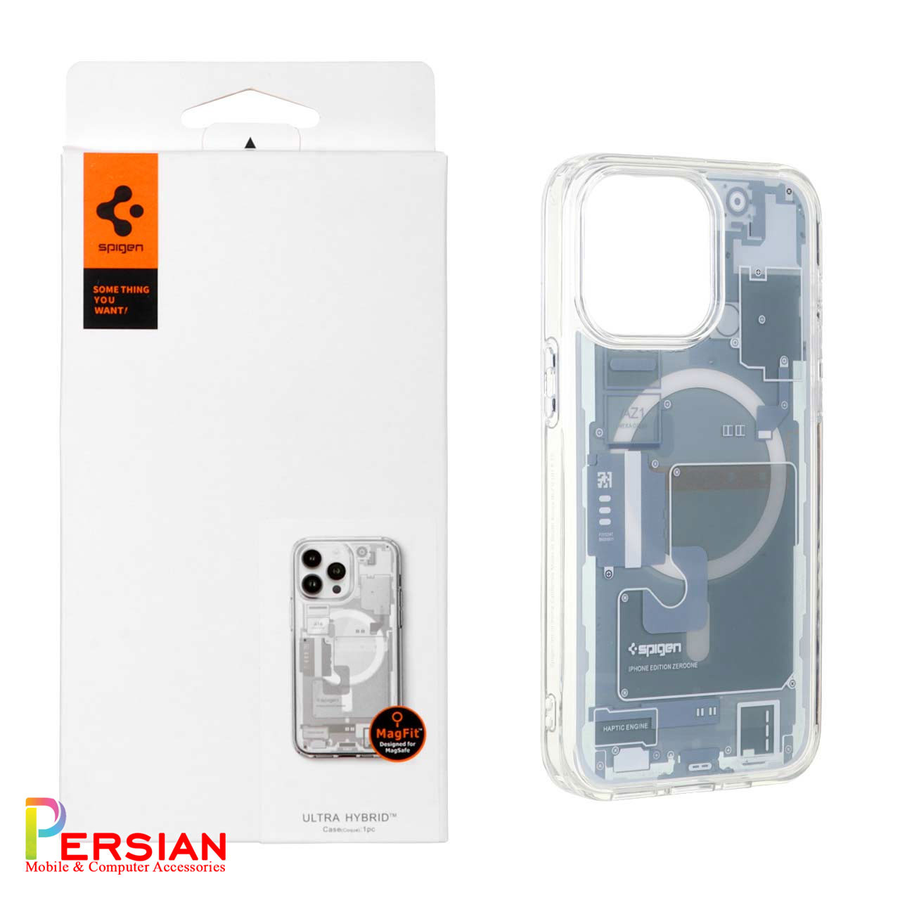 قاب آیفون 14 پرومکس مدل AZ1 برند اسپیگن Spigen Ultra Hybrid Mag AZ1 Case iPhone 14 Pro Max