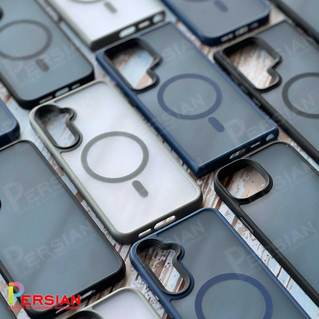 قاب گوشی آیفون 13 مجیک ماسک پشت مات با مگ سیف Apple iPhone 13