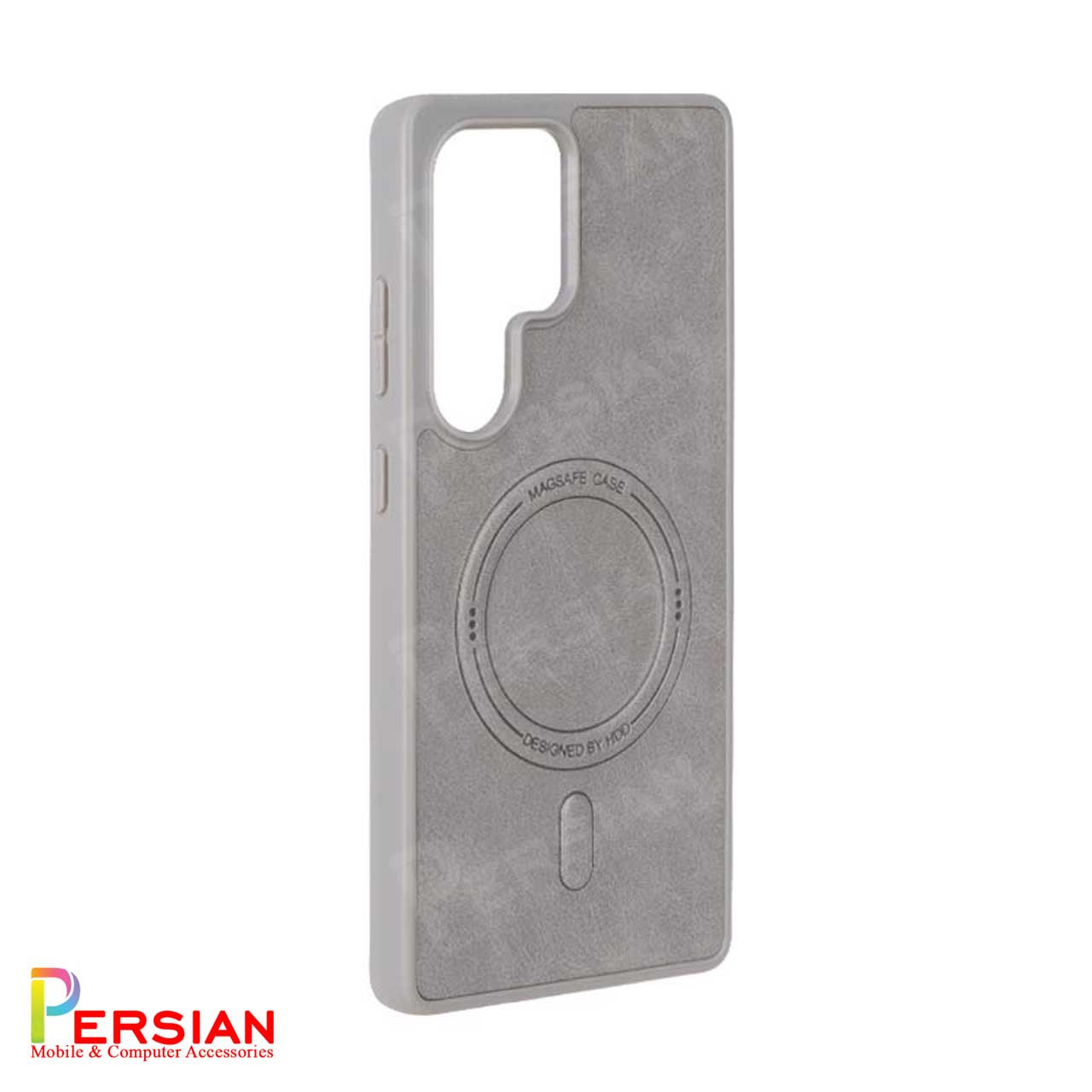 قاب اورجینال HDD چرمی Magsafe با ست جاکارتی مگنتی Samsung Galaxy S25 Ultra