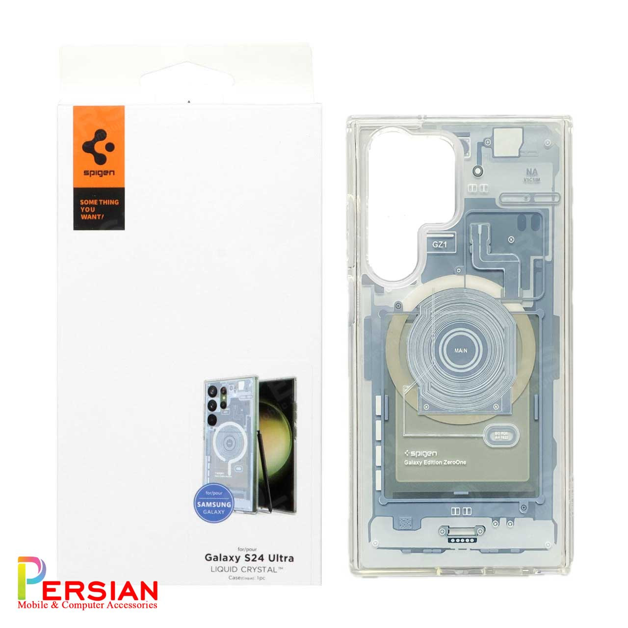 قاب سامسونگ اس 23 الترا مدل GZ1 برند اسپیگن Spigen Ultra Hybrid Mag GZ1  Case Samsung S23 Ultra