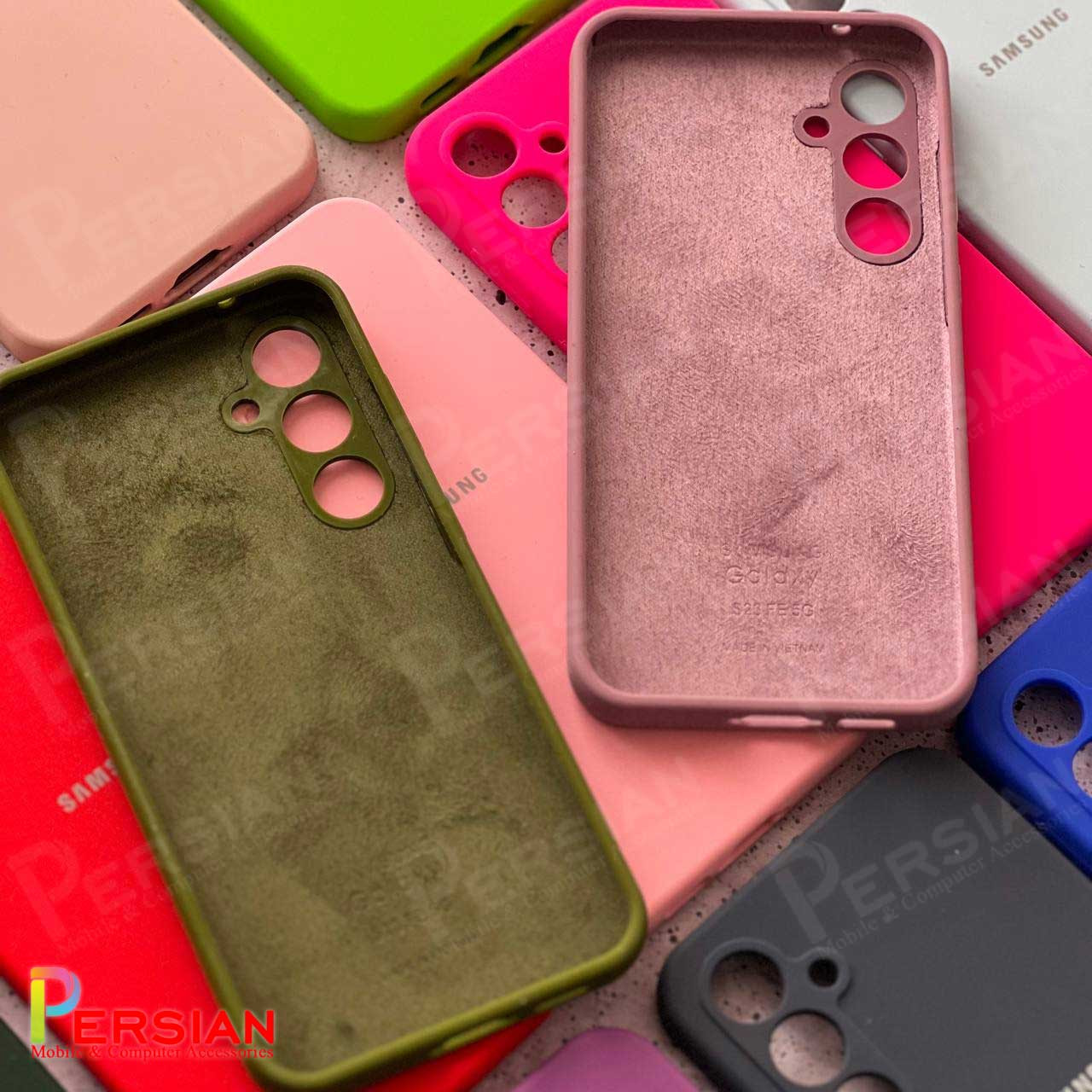 قاب سیلیکونی سامسونگ S25 اولتراپاک کنی اصلی با محافظ دوربین Silicone Cover Samsung S25 Ultra