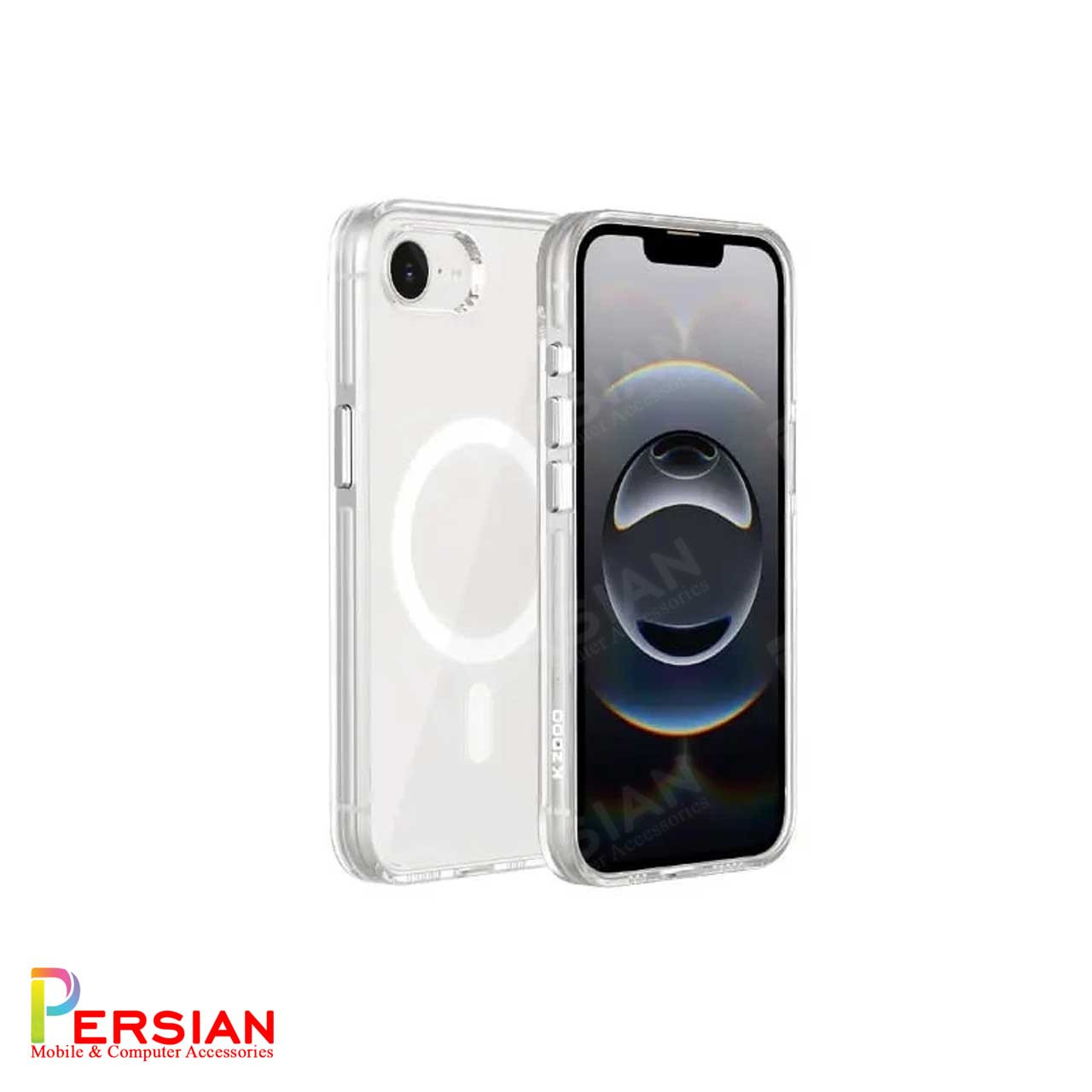 قاب شفاف مگ سیف کی دوو Apple iPhone 16e مدل KDOO (KZDOO) Magsafe Iceguard