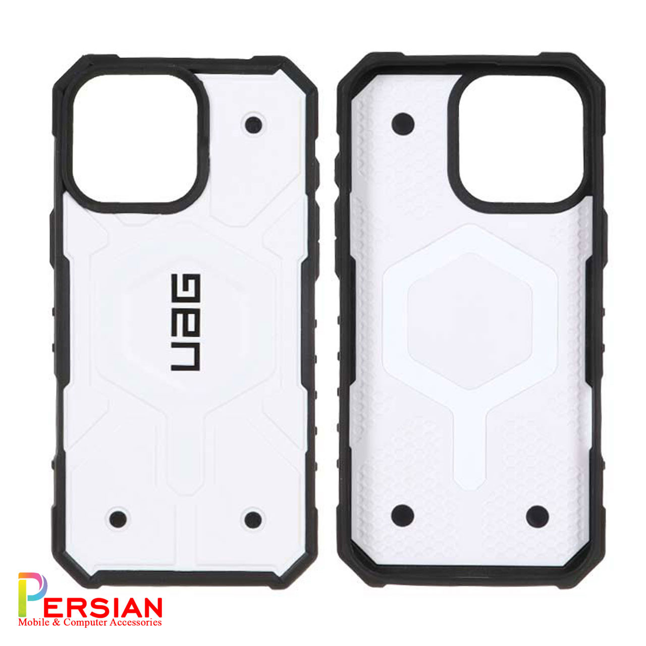 قاب ضد ضربه آیفون 16 پرومکس با مگ سیف برند UAG مدل Pathfinder IPhone 16 Pro Max