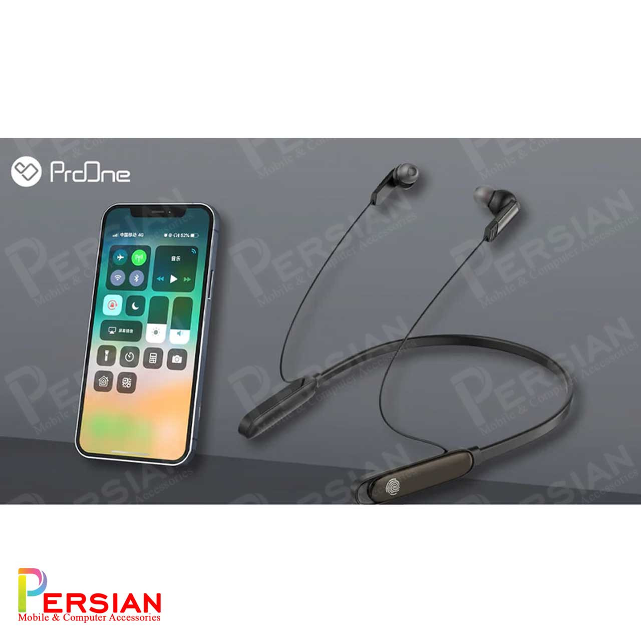 هدفون گردنی بلوتوثی پرووان مدل PHB3306