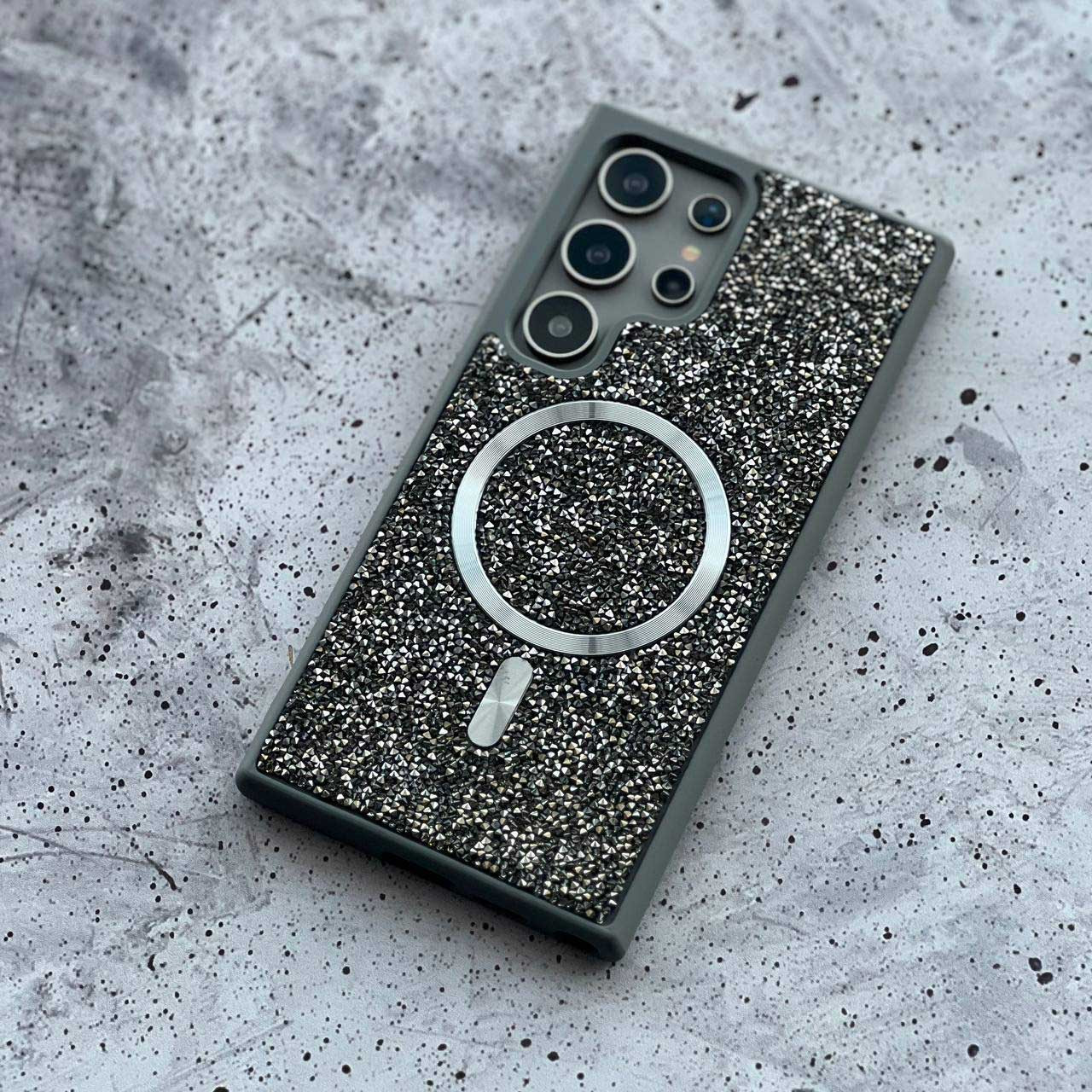قاب آیفون 11 پرومکس طرح Diamond برند مجیک ماسک با مگ سیف Magic Mask iPhone 11 Pro Max Magsafe