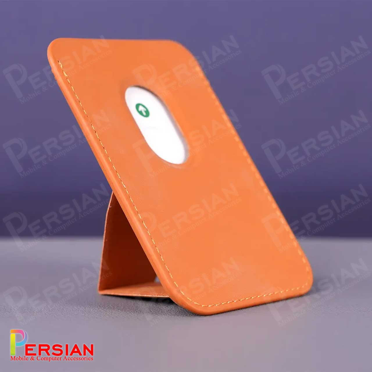 کیف جاکارتی ( ولت ) چرمی مگ سیف و استند شو