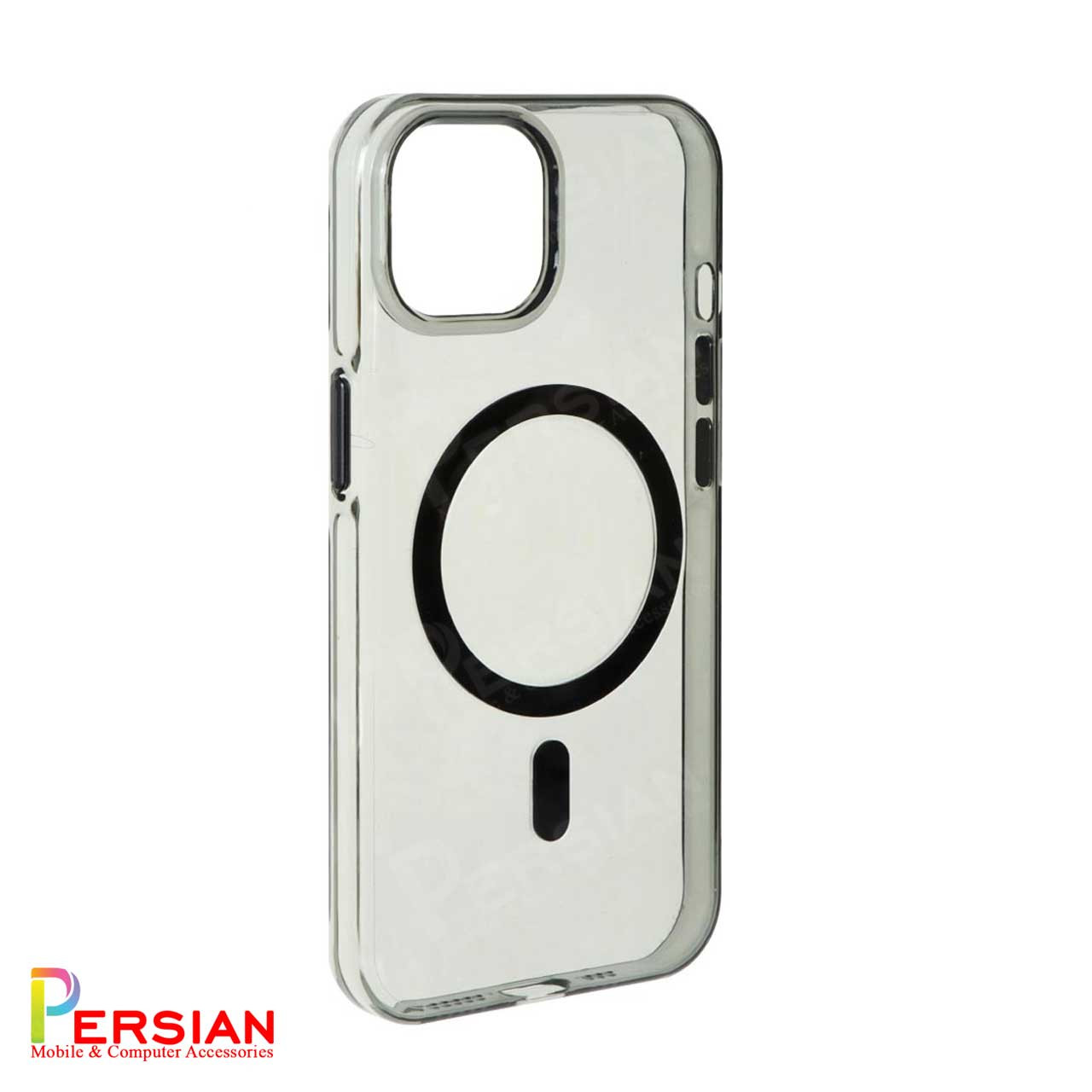 قاب گوشی آیفون 13 تمام شفاف PC با مگ سیف مدل آیرون مجیک Magic Mask Iron Magic iPhone 13