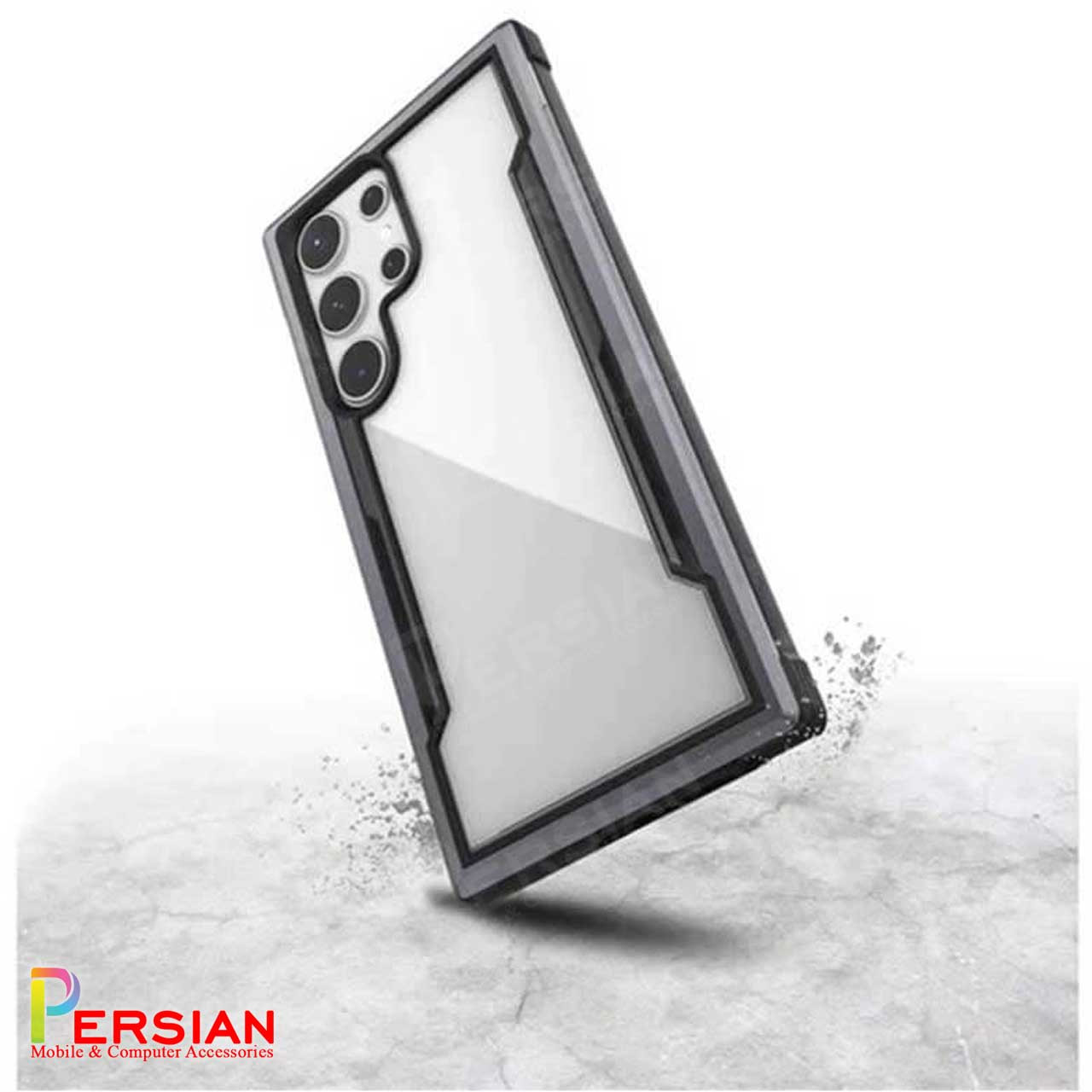 قاب ضد ضربه اس 24 اولترا برند ایکس دوریا  X-DORIA DEFENSE SHIELD S24 ULTRA