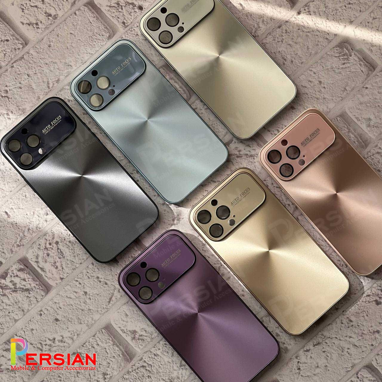 قاب گوشی آیفون 13 پرو مجیک ماسک طرح لیزری با محافظ لنز IPhone 13 Pro