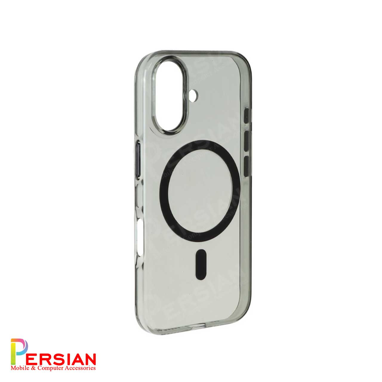 قاب گوشی آیفون 16 تمام شفاف PC با مگ سیف مدل آیرون مجیک Magic Mask Iron Magic iPhone 16