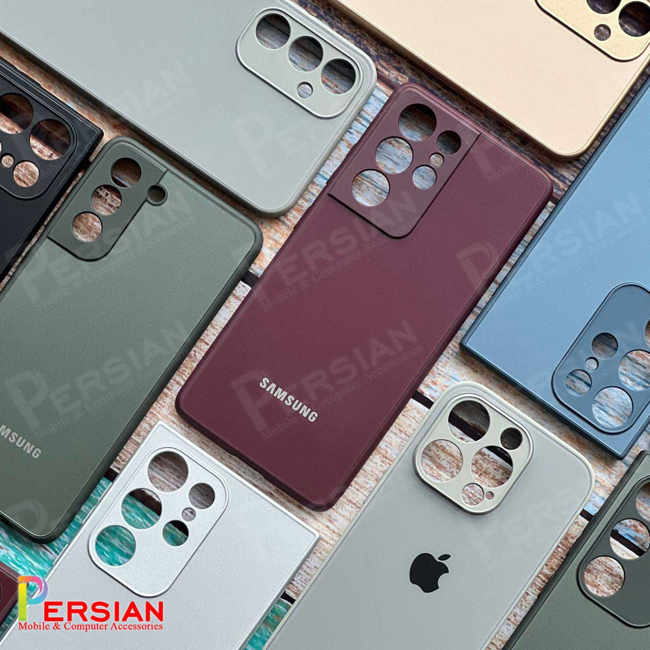 قاب گوشی سامسونگ Samsung S23 FE مدل PVD پشت مات ضد خش برند مجیک ماسک