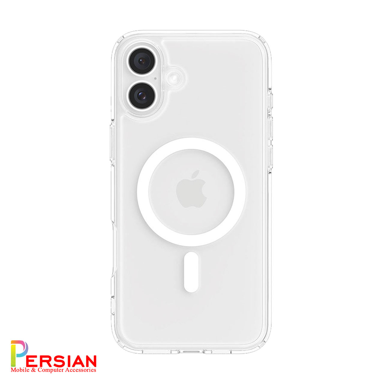 قاب گوشی آیفون ۱6 تمام شفاف با مگ سیف برند اسپیگن Spigen Ultra Hybrid (MagFit)Case iPhone 16