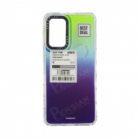 قاب گوشی هولوگرامی سامسونگ Samsung A23 محافظ لنز فلزی - طرح بارکد