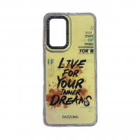 قاب گوشی هولوگرامی سامسونگ Samsung A73 5Gمحافظ لنز فلزی - طرح Live