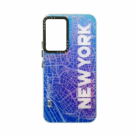 قاب گوشی هولوگرامی CaseTify سامسونگ Samsung A54 محافظ لنز و دکمه فلزی - طرح نیویورک