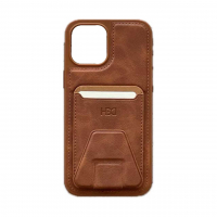 قاب چرمی و جاکارتی استند شو آیفون 14 پرو مکس اچ دی دی HDD iphone 14 Pro Max Card Holder Leather Case