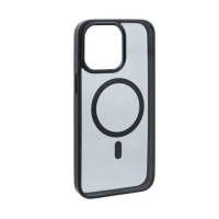 قاب آیفون 14 پرو برند اسپیگن شفاف دور رنگی با مگ سیف و محافظ اسپیکر Spigen Ultra Hybrid (MagFit) iPhone 14 Pro