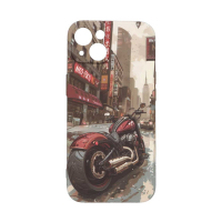 قاب طرحدار و شب رنگ آیفون 13 طرح موتورIPhone 13