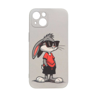 قاب طرحدار و شب رنگ آیفون 13 طرح خرگوش IPhone 13