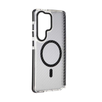 قاب گوشی سامسونگ S23 Ultra مگ سیف طرح کربن برند مجیک با لنز و دکمه متال Magic Carbon Metal Magsafe Samsung S23 Ultra