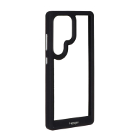 قاب سامسونگ اس 25 الترا اسپیگن مدل دور مشکی شفاف لنز برجسته  Spigen Black TPU Clear Case Samsung S25 Ultra