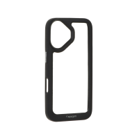 قاب آیفون 16  اسپیگن مدل دور مشکی شفاف لنز برجسته Spigen Black TPU Clear Case IPhone 16