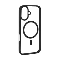 قاب آیفون 16 برند اسپیگن شفاف دور رنگی با مگ سیف و محافظ اسپیکر Spigen Ultra Hybrid (MagFit) iPhone 16