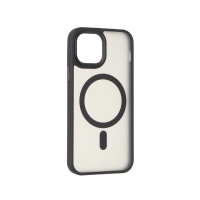 قاب گوشی آیفون 12 پرومکس مات مگ سیف دار برند مجیک ماسک با لنز برجسته طرح کربن Magic Mask IPhone 12 Pro Max