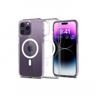 قاب قاب اسپیگن Spigen اورجینال آیفون 15 پرو مکس Spigen Crystal Hybrid Mag Case iPhone 15 Pro Max