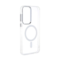 قاب شفاف گوشی سامسونگ A55 برند بلکین با مگ سیف و دکمه و رینگ متال Belkin For Samsung A55