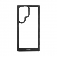 قاب سامسونگ اس 24 الترا اسپیگن مدل دور مشکی شفاف لنز برجسته Spigen Black TPU Clear Case Samsung S24 Ultra
